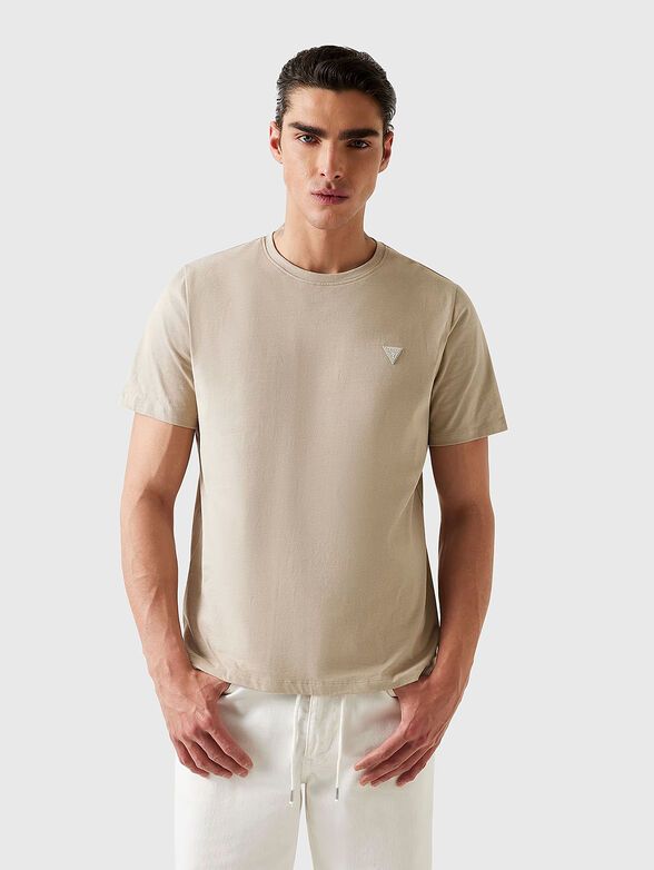 Rond neck black T-shirt - 1