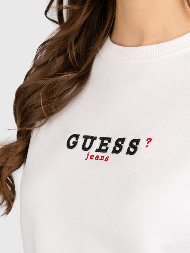 Sweatshirt with logo embroidery - 4