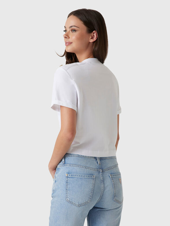 Short T-shirt with logo - 3