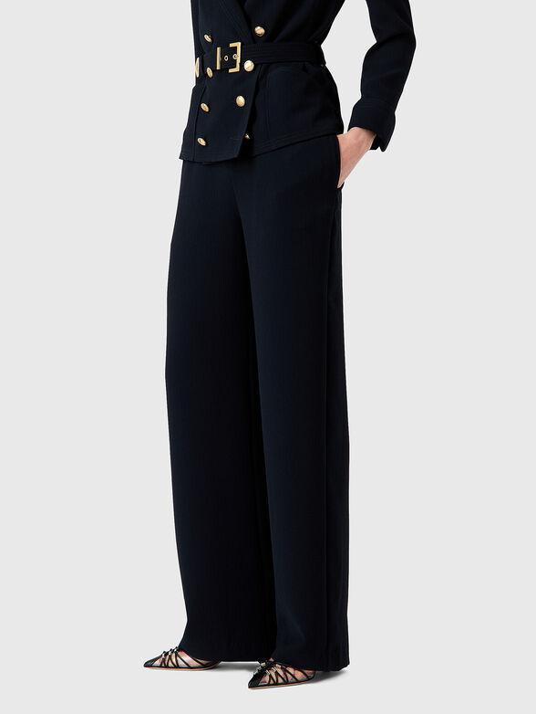 Trousers in dark blue - 1