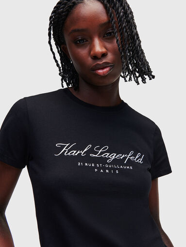 HOTEL KARL T-shirt with logo embroidery - 5