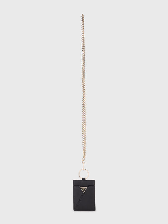 Card holder with removable chain - 2
