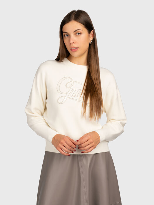 LAURA sweater in black with logo