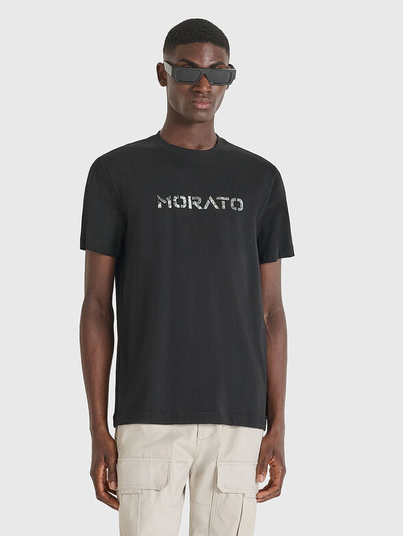 Cotton T-shirt with print - 1