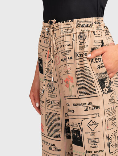 Trousers with elastic waist - 4