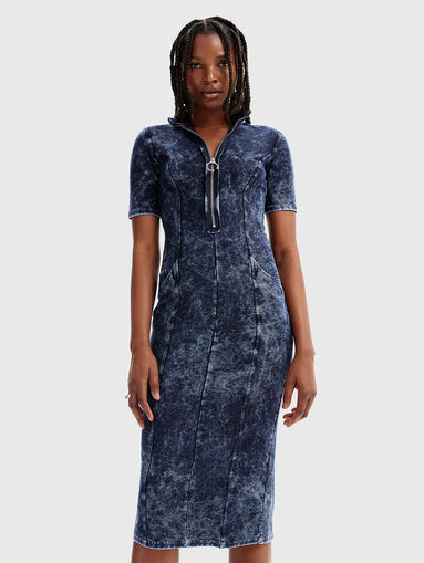 RACE black midi dress - 4