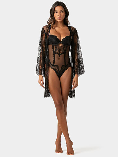 INTRIGUE bodysuit with lace accents - 5