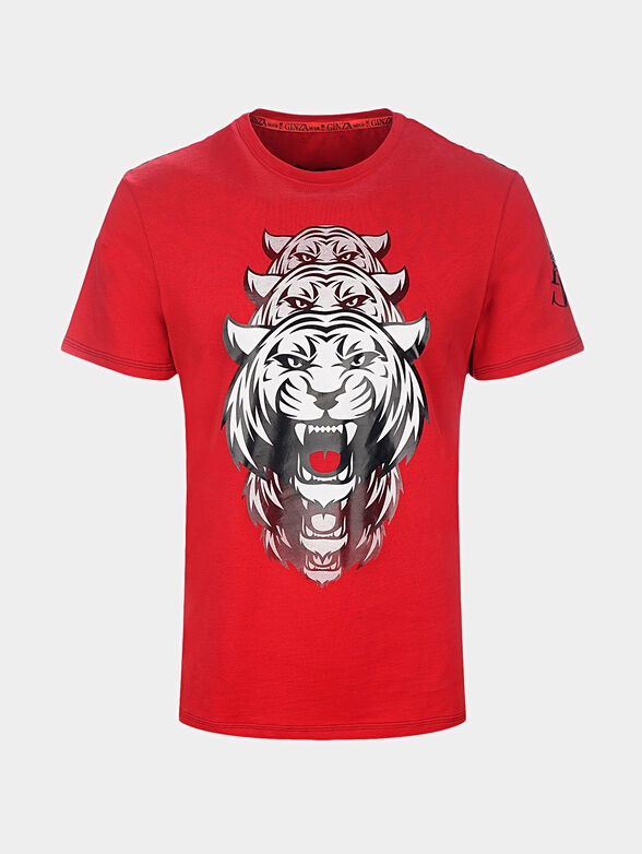 TS031 Cotton t-shirt with prints - 1