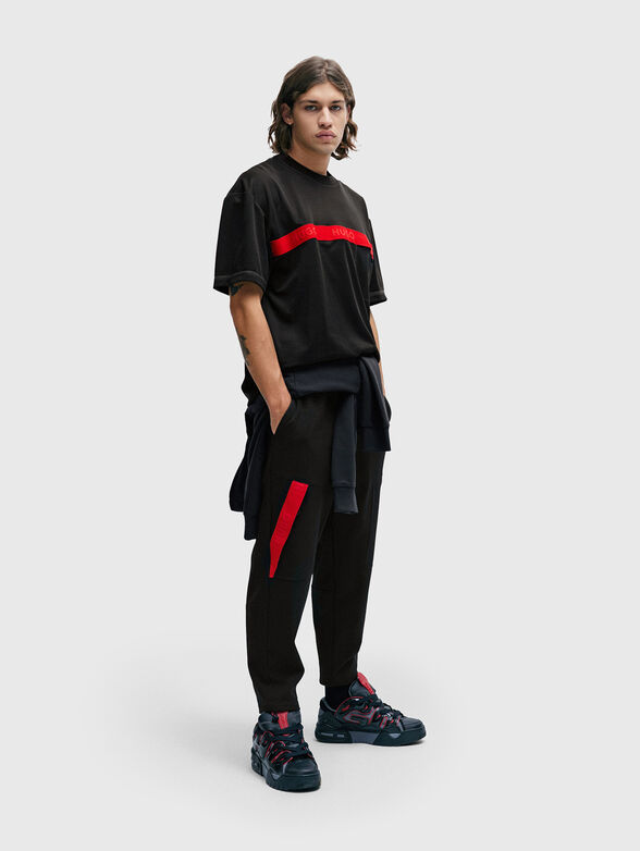 DECHILO T-shirt  with contrasting stripe - 2