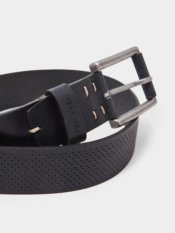 LENNY black leather belt - 1