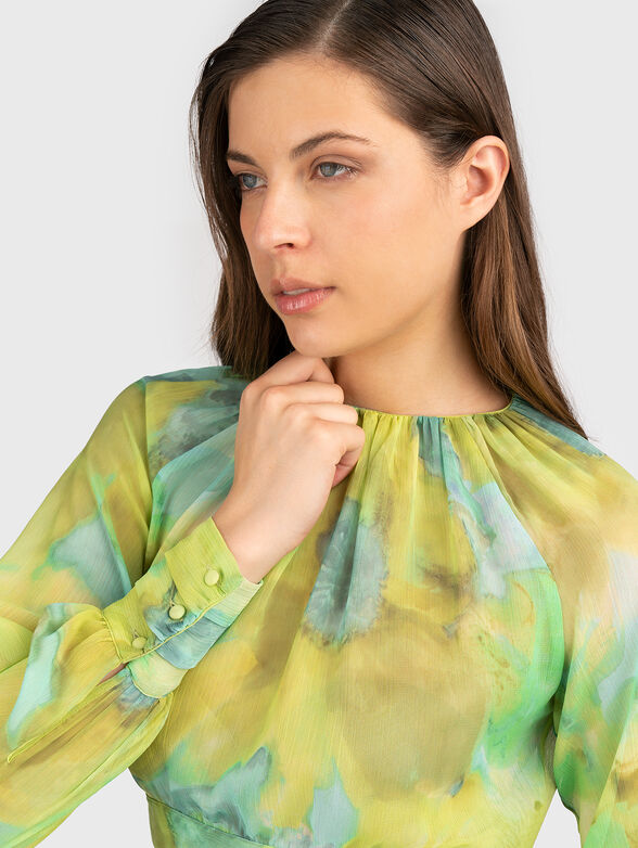 Blouse with abstract print - 6