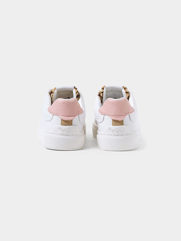 ADAMS RIGA white sneakers with accent - 3