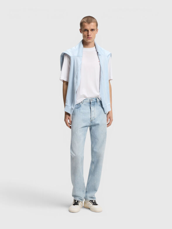Straight-leg jeans with a logo detail - 4