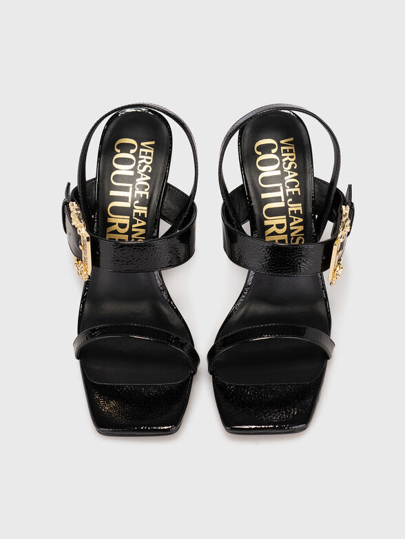 EMILY black heeled sandals - 6
