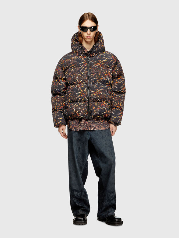 W-SPIDER jacket with hood and accent print - 2