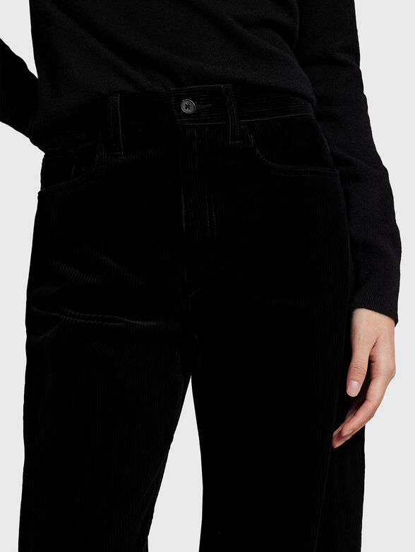 Corduroy wide leg trousers - 3