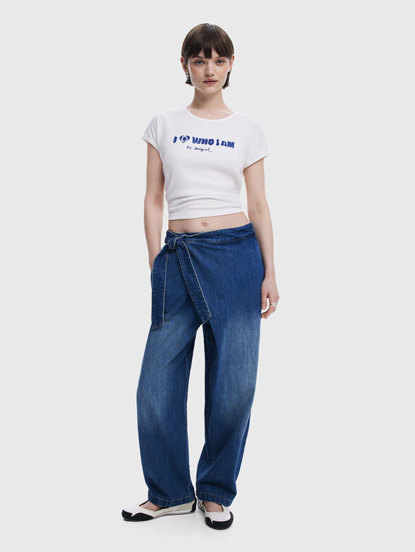 Baggy wrap style jeans - 5