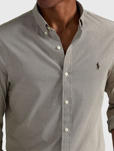 Slim cotton poplin shirt - 4