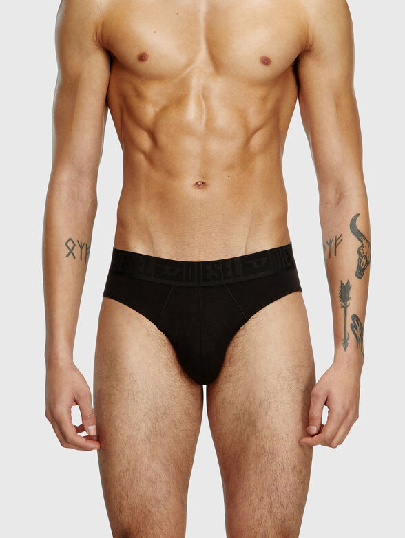 ROY-D-MONO set of three pairs of briefs with logo - 2