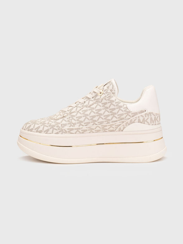 HAYES logo platform sneakers - 4