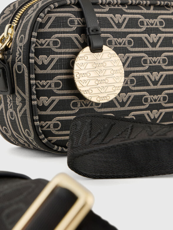 Crossbody bag with monogram print - 5
