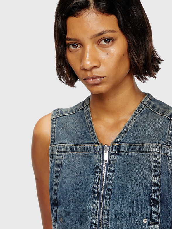 DE-PROOF-RE denim waistcoat - 4