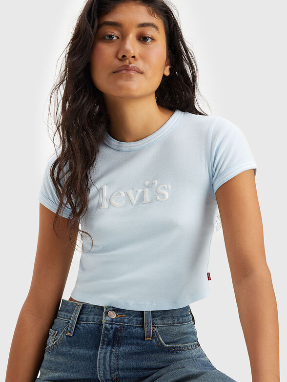 Logo crop T-shirt - 1