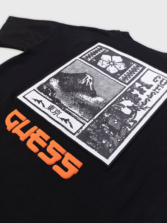 T-shirt with embossed logo  - 3