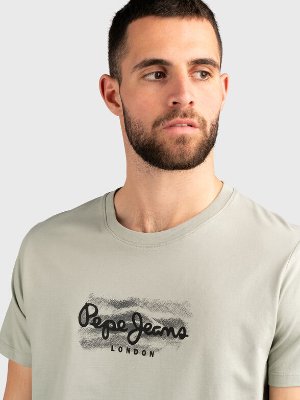 CASTLE T-shirt with contrast logo print - 4