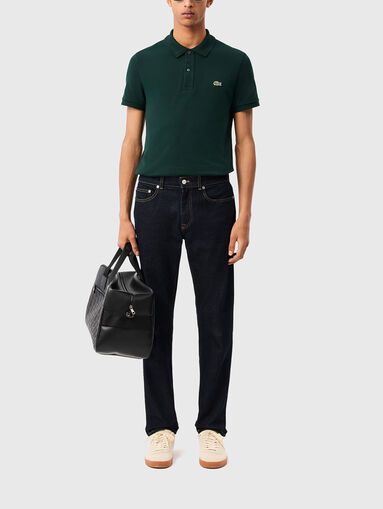 Straight jeans in blue with logo - 5