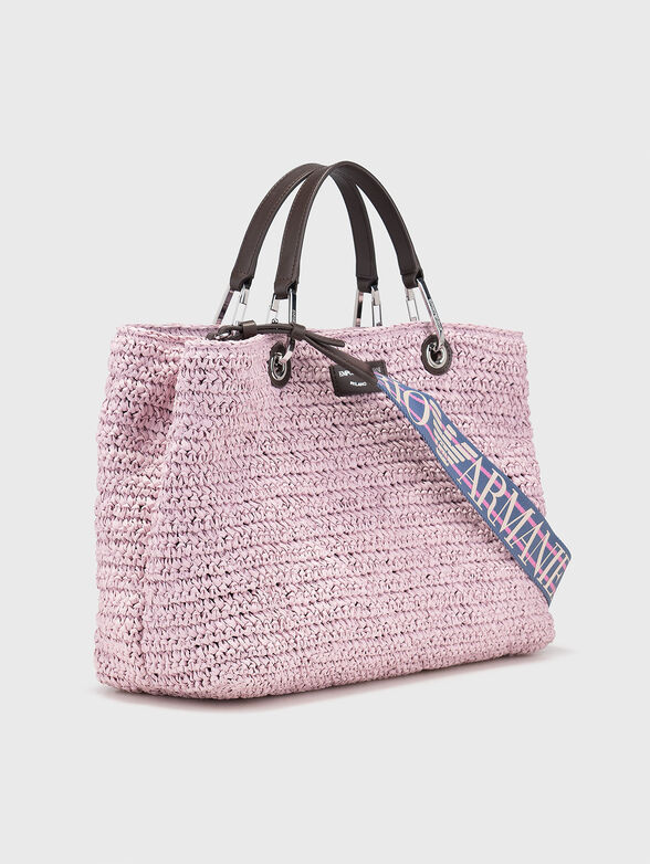 Large bag with knitted texture - 4
