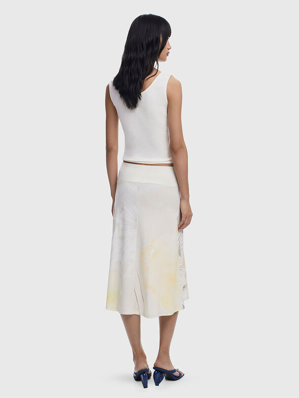 BRUMA cotton midi skirt - 2