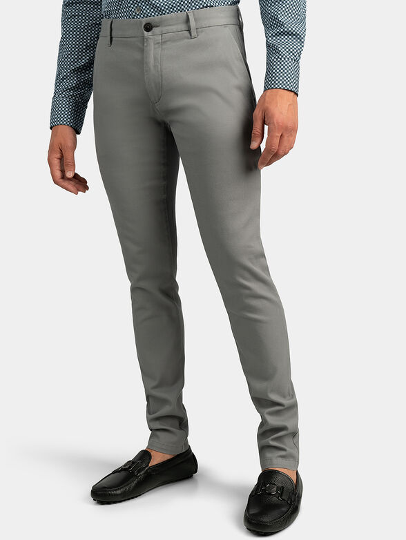 Cotton grey pants - 1