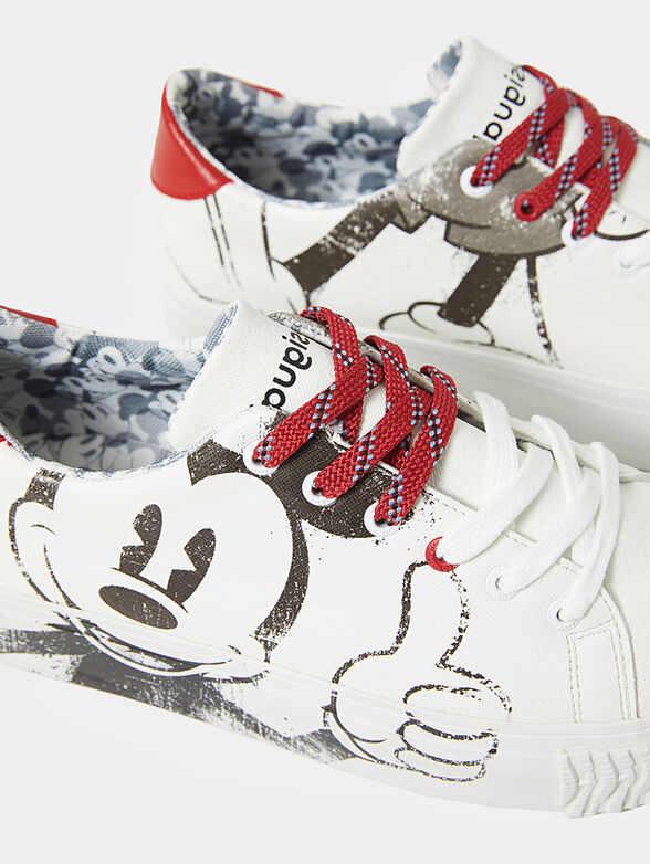 Sneakers with Mickey Mouse print - 6