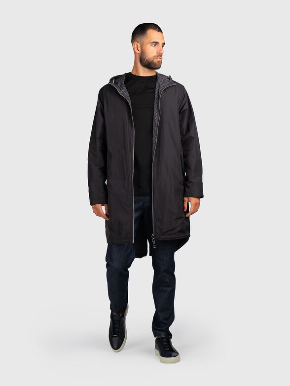 Cotton T-shirt with embossed texture - 2