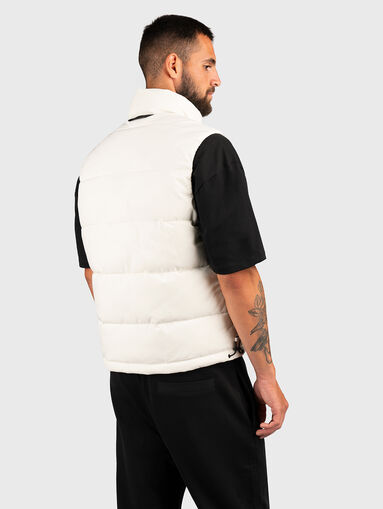 Padded vest with logo detail - 3