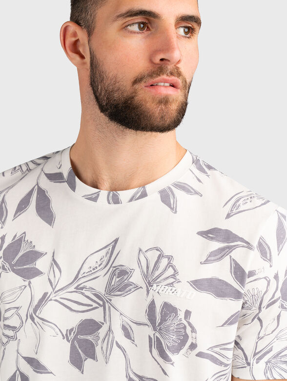 T-shirt with floral print - 4