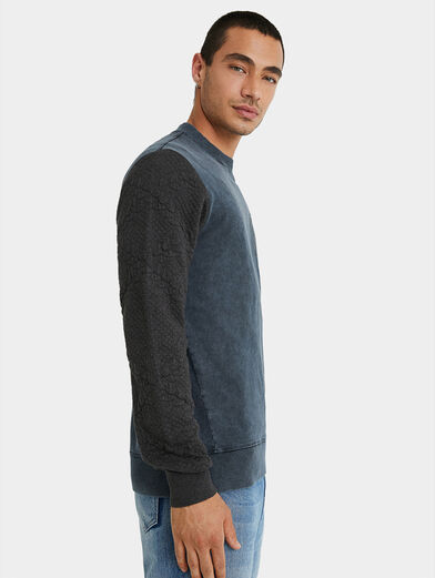 PAUL hybrid sweatshirt with knitted sleeves - 4
