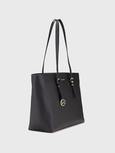 Large leather bag with logo - 3