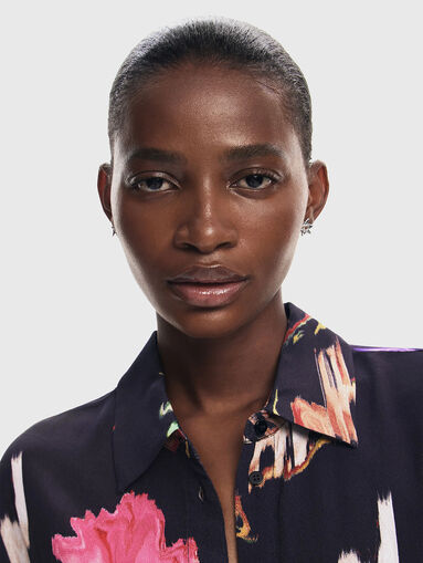 NAGOYA shirt with contrast print - 4