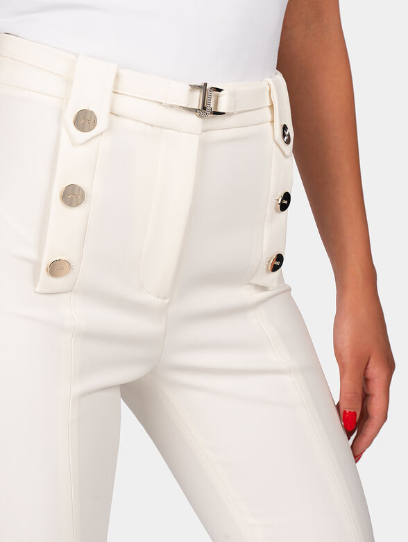 Pants with accent buttons - 3