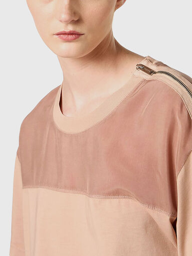 Cotton T-shirt with logo - 4