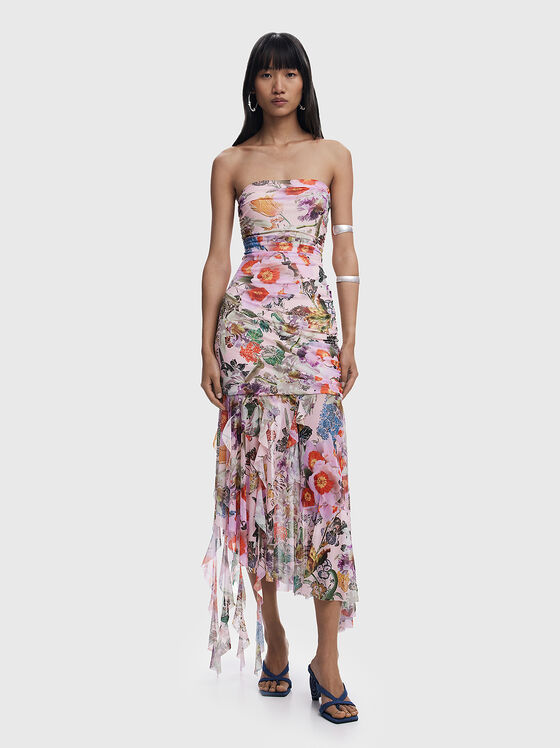 Dress with floral print - 1