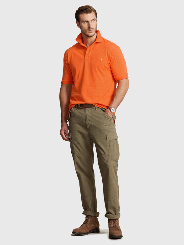 Polo-shirt in orange colour - 2