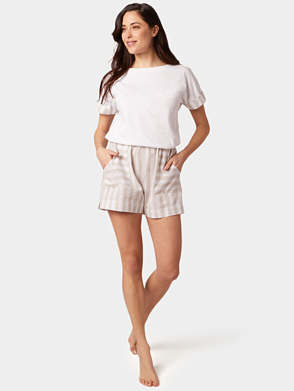 Pajama top with short sleeves - 2