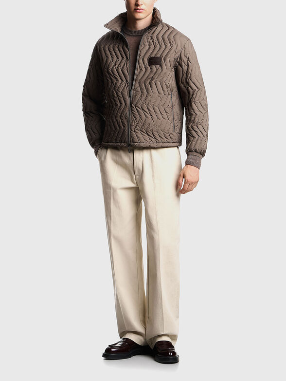 Quilted down jacket - 2