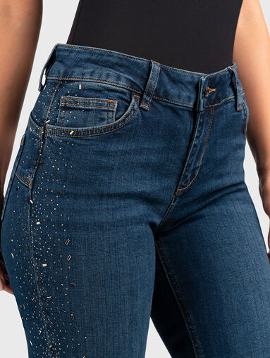 Jeans with rhinestones - 4