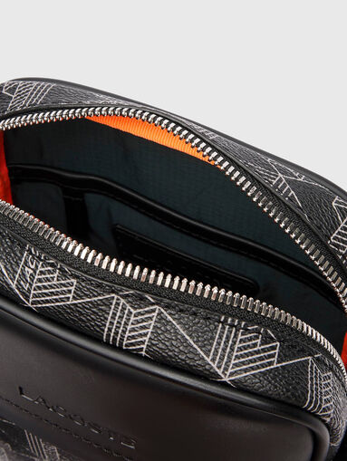 Crossbody bag with monogram print - 5