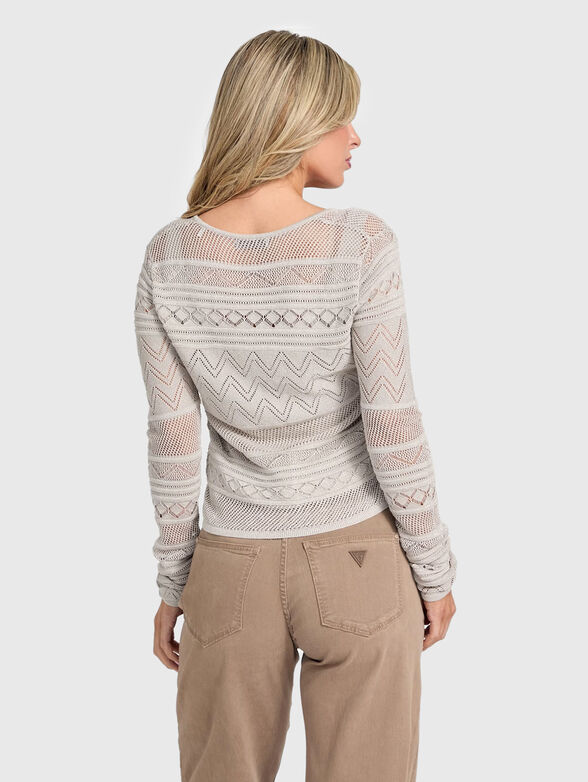 NELLIE cardigan with openwork motifs - 3