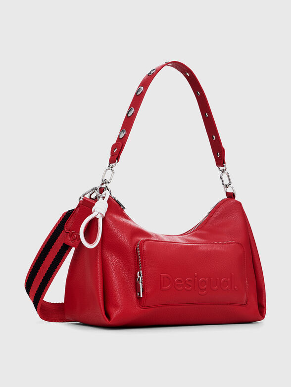 Red bag with embossed logo - 4